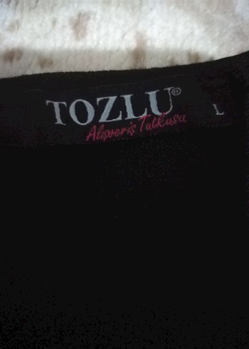 Dantel Detaylı Siyah Uzun Gösterişli Elbise tozlu marka L beden - Görsel 5