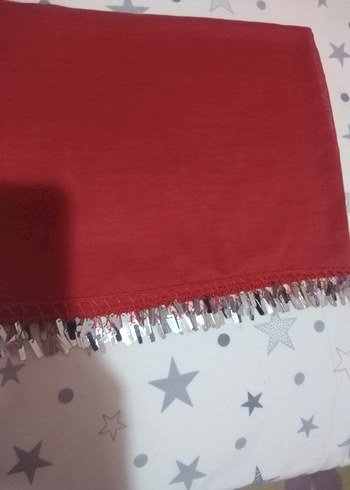 Renkli Kadın oyalı pullu yazma - Görsel 10