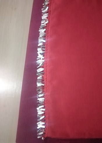 Renkli Kadın oyalı pullu yazma - Görsel 8