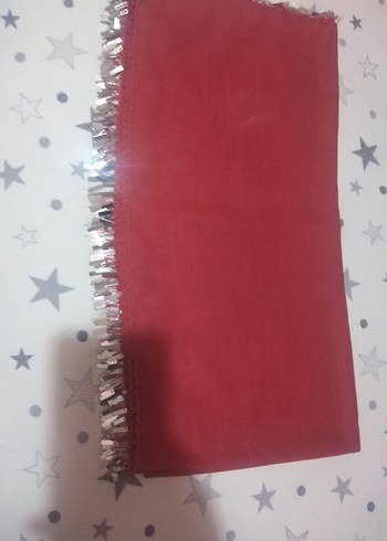 Kırmızı pullu oyalı yazma Çeyizlik hediyelik - Görsel 7