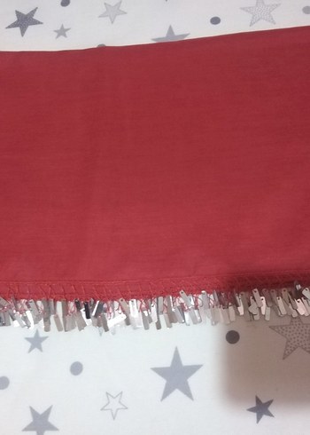 Kırmızı pullu oyalı yazma Çeyizlik hediyelik - Görsel 6