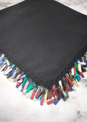 Çok Renkli oyalı yazma pullu - Görsel 3