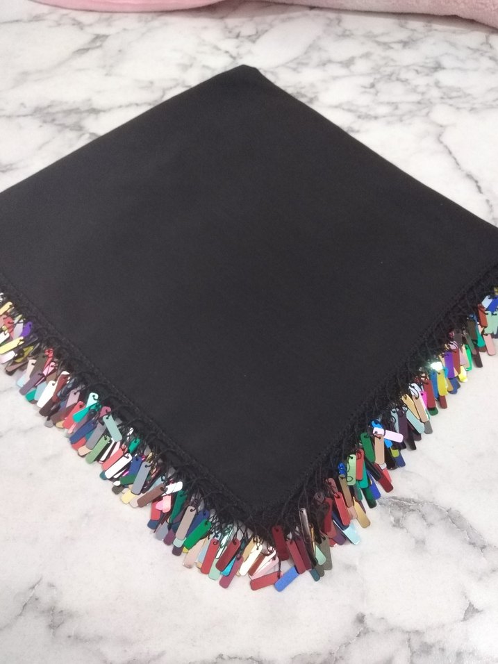 Çok Renkli oyalı yazma pullu - Görsel 5