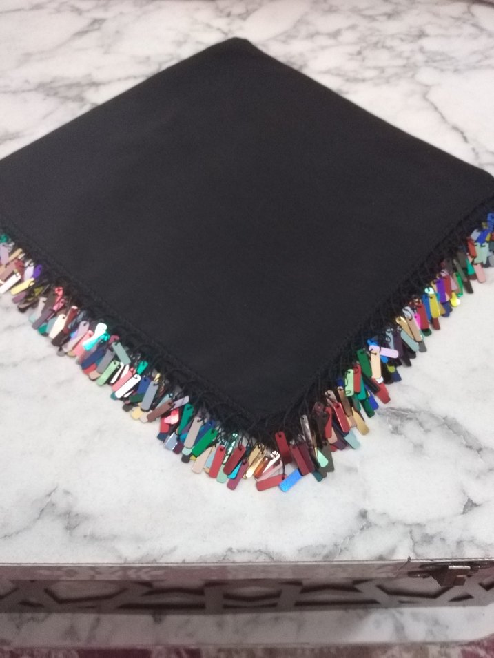 Çok Renkli oyalı yazma pullu - Görsel 2