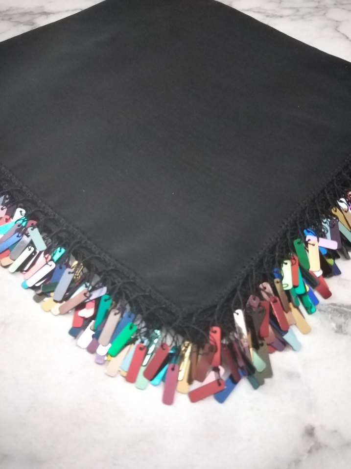 Çok Renkli oyalı yazma pullu - Görsel 3