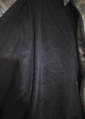 Gri Kamuflaj Desenli Erkek Deri Biker Ceket - Görsel 11