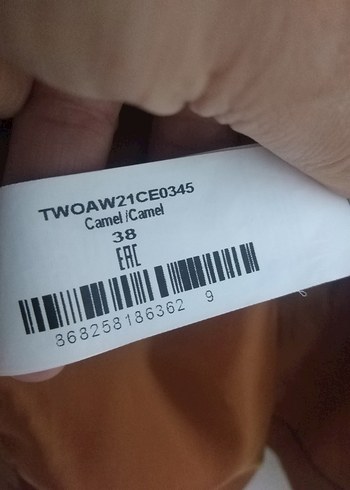 Camel renk Kadın Düğmeli Blazer Ceket - Görsel 5