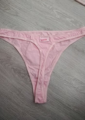 Diğer Pembe Tie-Dye Midi Kadın Külot