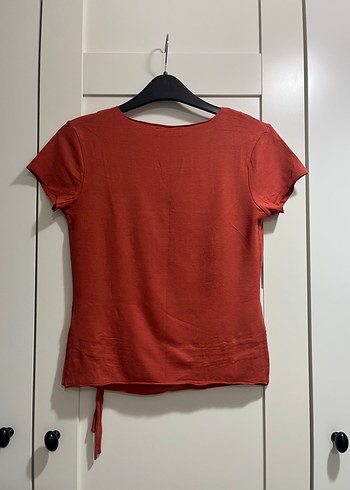 Diğer Kısa Kollu Düğmeli Penye Bluz