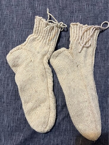 Has Yün örme çorap - Görsel 2
