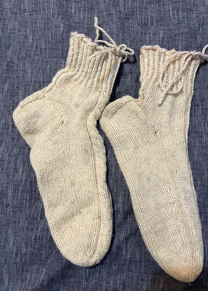 Has Yün örme çorap - Görsel 2