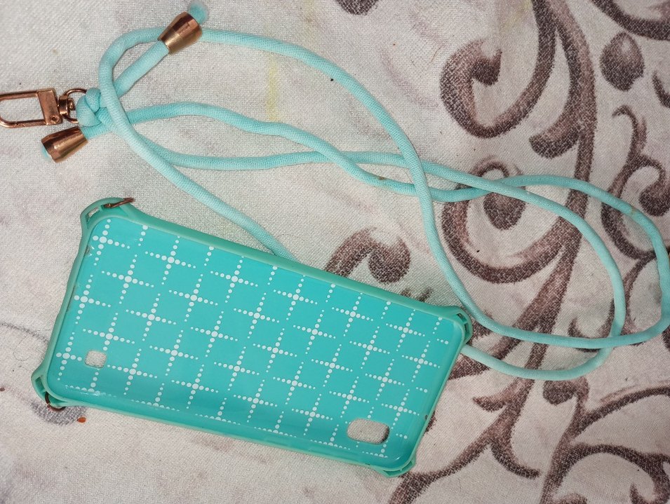 Turkuaz Elastik Bohem Telefon Kılıfı - Görsel 2