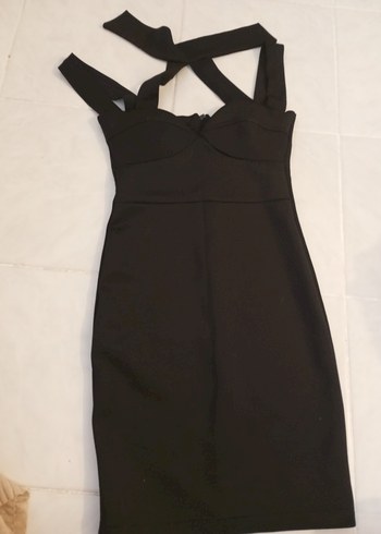 Mini, Dantelli, Askısız karışık Kadın Elbise - Görsel 10