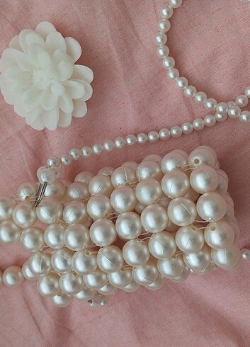 İnci boncuk çanta - Görsel 8