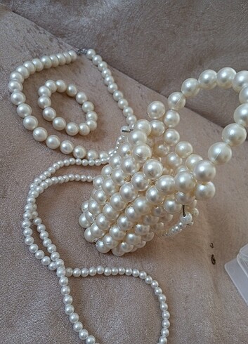 İnci boncuk çanta - Görsel 10