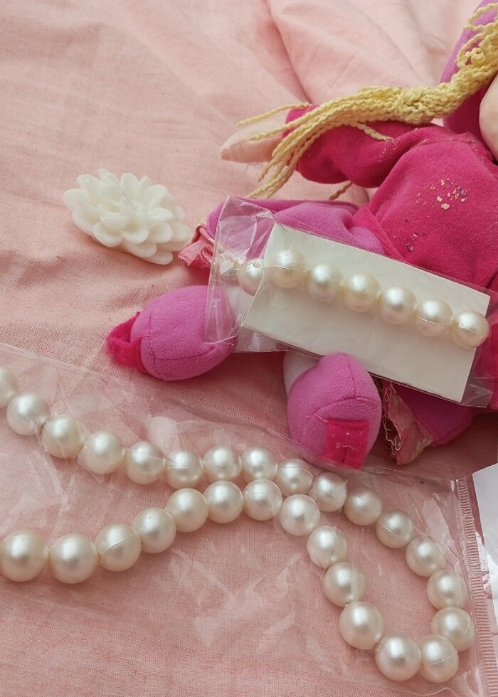 İnci kolye bileklik - Görsel 2