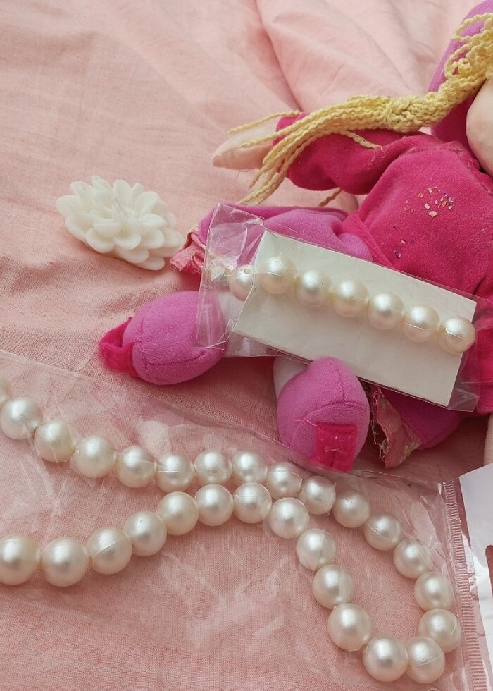 İnci kolye bileklik - Görsel 4