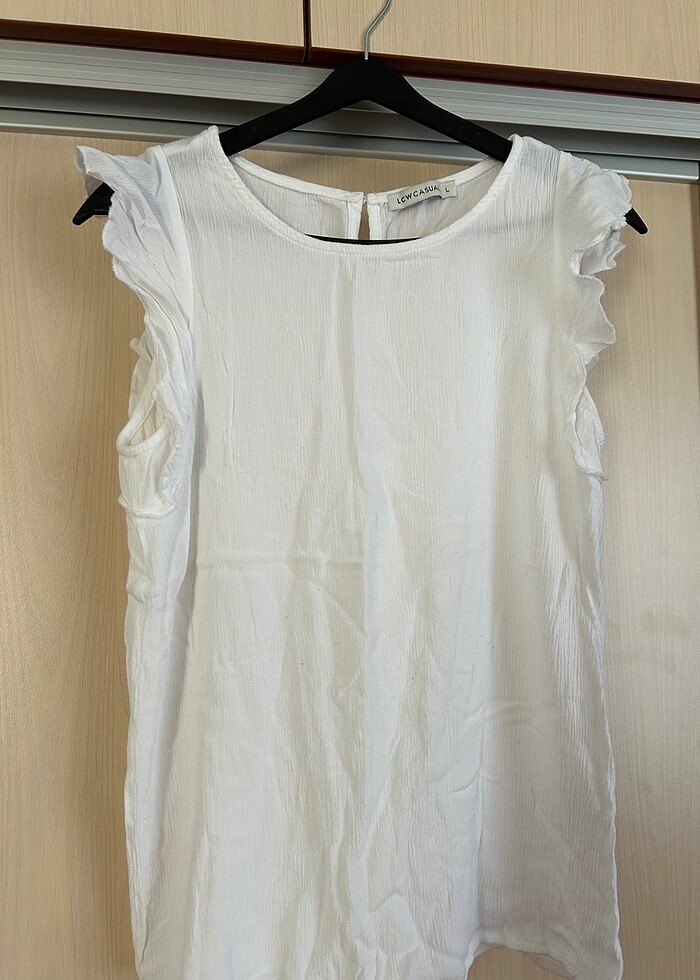 LCW beyaz üst - Görsel 2