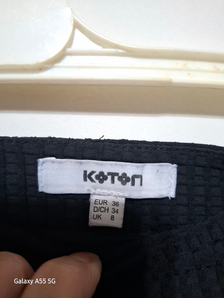 Dantelli Siya Mini Etek - Görsel 4