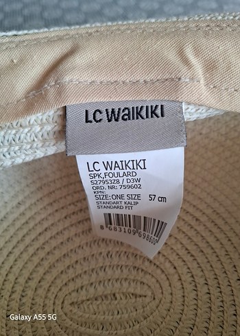 Bej Kadın Hasır Şapka Çiçekli Kurdeleli - Görsel 3