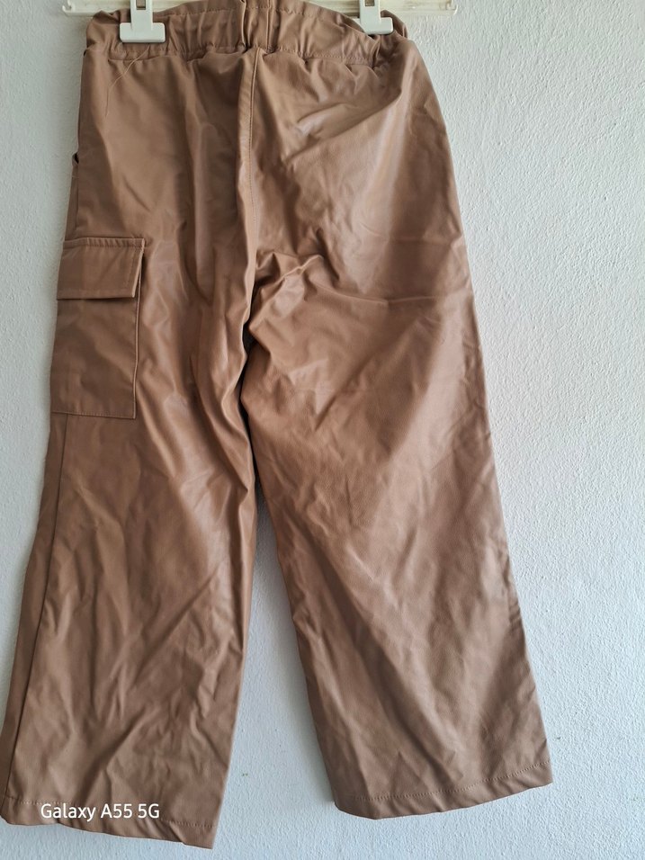 Deri Kumaşlı kız çocuk Pantolon - Görsel 2