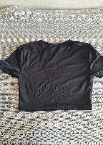 Siyah Kısa Kollu crop - Görsel 2