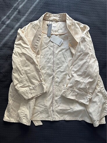 Yargıcı Yargıcı Denim Ceket krem rengi