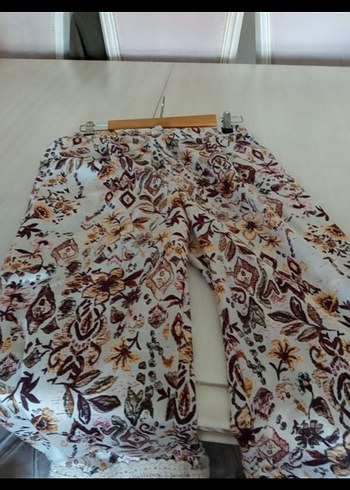 Bohem Uzun Kollu saten Desenli ikili Takımı - Görsel 5