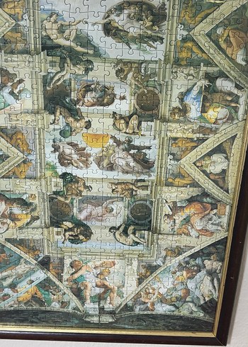 Kahverengi Çerçeveli Klasik Puzzle - Görsel 6