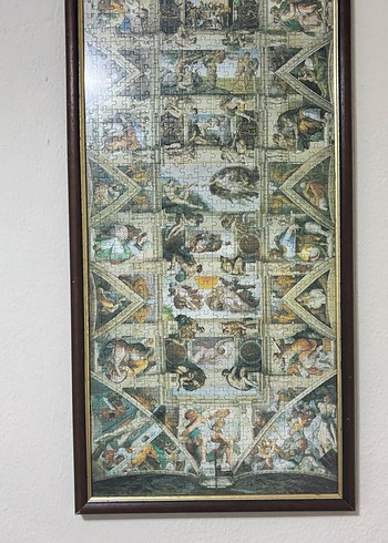 Kahverengi Çerçeveli Klasik Puzzle - Görsel 4