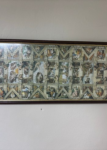 Kahverengi Çerçeveli Klasik Puzzle - Görsel 5