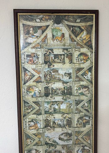 Kahverengi Çerçeveli Klasik Puzzle - Görsel 3