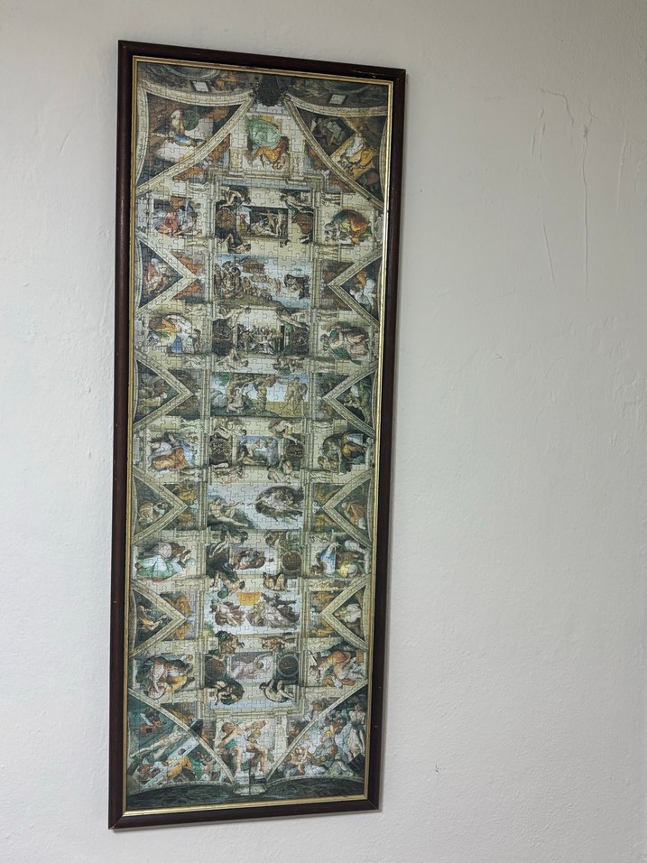 Kahverengi Çerçeveli Klasik Puzzle - Görsel 2