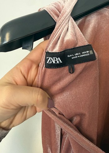 ZARA KADİFE ELBİSE - Görsel 5