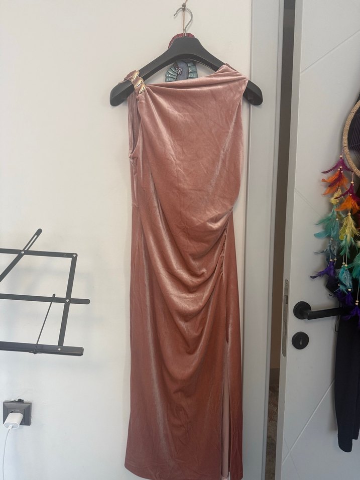 ZARA KADİFE ELBİSE - Görsel 3