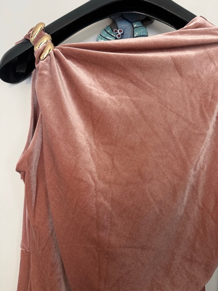 ZARA KADİFE ELBİSE - Görsel 2