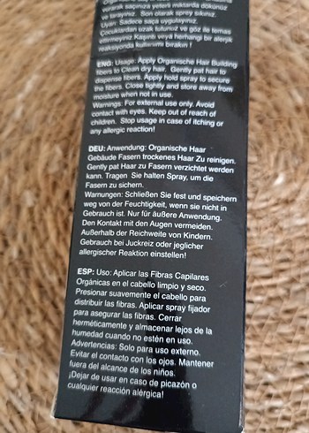 Organische Saç Dolgunlaştırıcı Toz 50 gr - Görsel 4