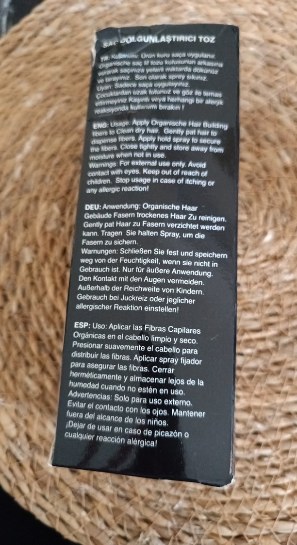 Organische Saç Dolgunlaştırıcı Toz 50 gr - Görsel 4