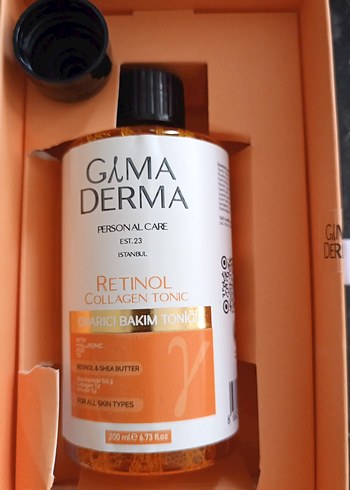  Beden Gama Derma Retinol Kollajen Tonik 200 ml