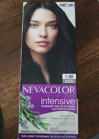 Nevacolor Yoğun Siyah Saç Boyası 1.00 - Görsel 3