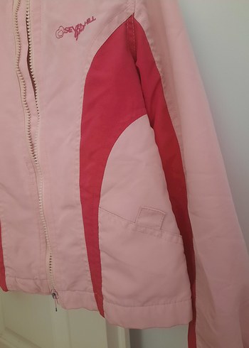 Seven Hill Kız Çocuk Pembe Fermuarlı Ceket