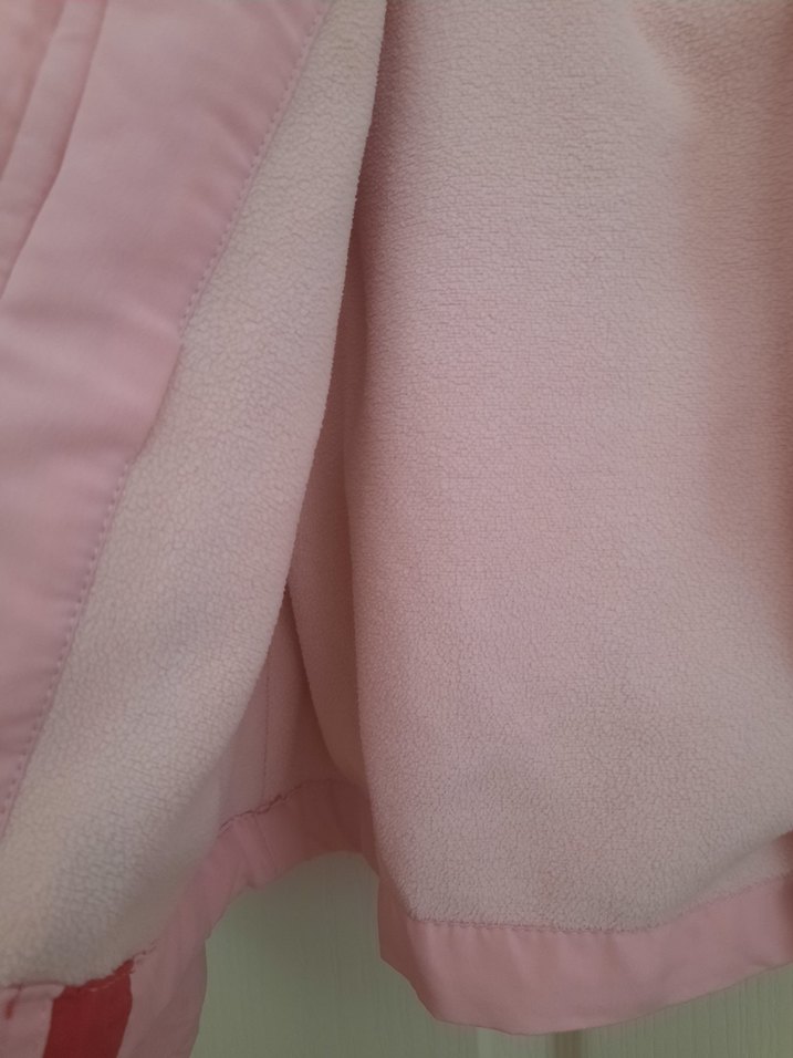 Kız Çocuk Pembe Fermuarlı Ceket - Görsel 3