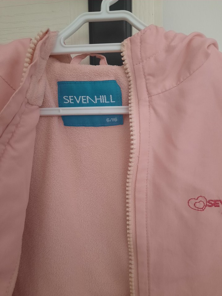 Kız Çocuk Pembe Fermuarlı Ceket - Görsel 4