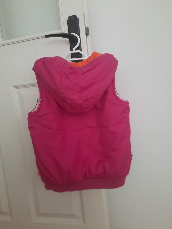 Renkli fermuarlı Kız Çocuk Yeleği - Görsel 4