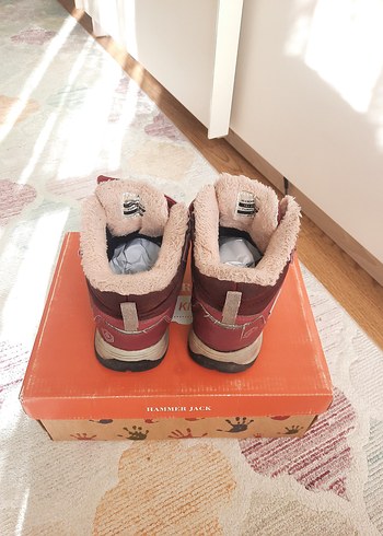 HammerJack Kız Çocuk Kırmızı Rubber Botlar - Görsel 7