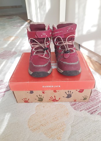 HammerJack Kız Çocuk Kırmızı Rubber Botlar - Görsel 3