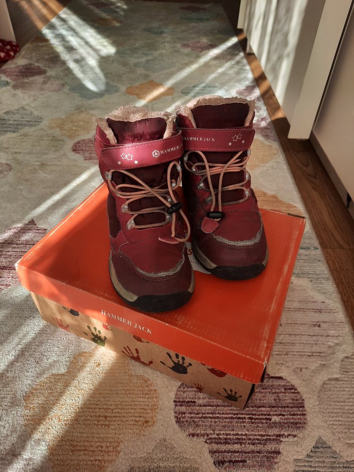 HammerJack Kız Çocuk Kırmızı Rubber Botlar - Görsel 2