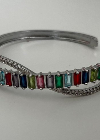 Çelik Renkli Baget Tamtur Kelepçe Bilezik - Görsel 3