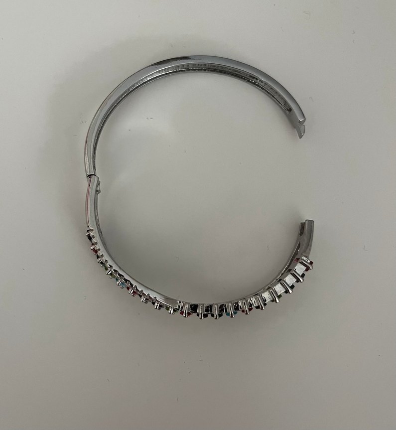 Çelik Renkli Baget Tamtur Kelepçe Bilezik - Görsel 2