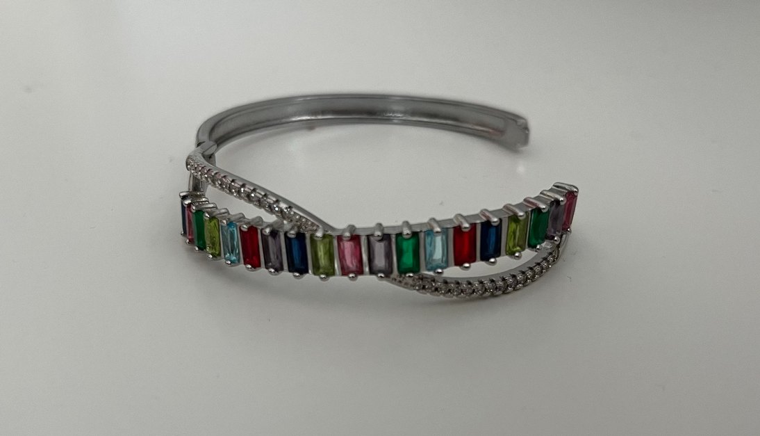 Çelik Renkli Baget Tamtur Kelepçe Bilezik - Görsel 3